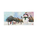 Evergreen Snowman and Songbirds Sassafras Switch Mat