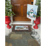 Evergreen Snowman and Songbirds Sassafras Switch Mat
