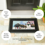 Evergreen Snowman and Songbirds Sassafras Switch Mat