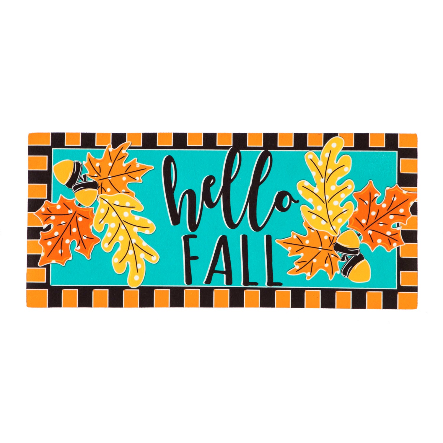 Evergreen Hello Fall Leaves Sassafras Switch Mat