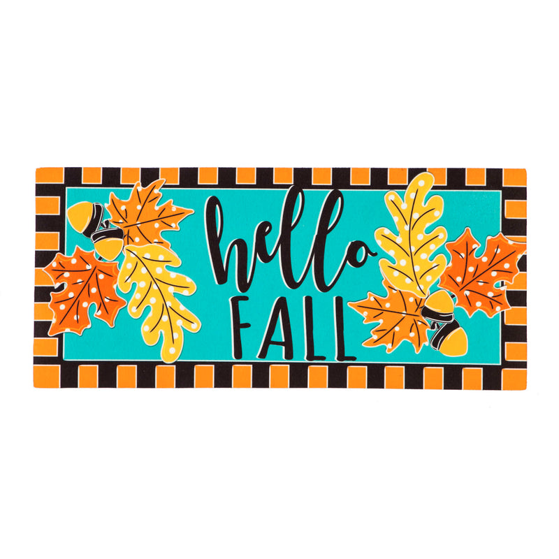 Evergreen Hello Fall Leaves Sassafras Switch Mat