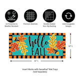 Evergreen Hello Fall Leaves Sassafras Switch Mat