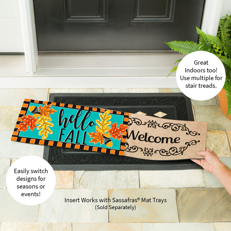 Evergreen Hello Fall Leaves Sassafras Switch Mat