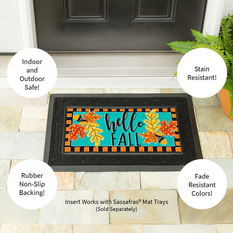 Evergreen Hello Fall Leaves Sassafras Switch Mat