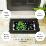 Evergreen Shamrocks Buffalo Plaid Sassafras Switch Mat