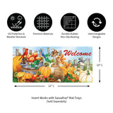 Evergreen Apples and Pumpkins Sassafras Switch Mat