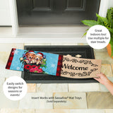 Evergreen Christmas Puppy Bucket Sassafras Switch Mat