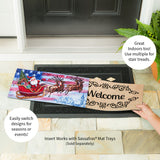 Evergreen Patriotic Santa Sassafras Switch Mat