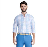 IZOD Mens Premium Essential Woven Long Sleeve Button Down Shirt