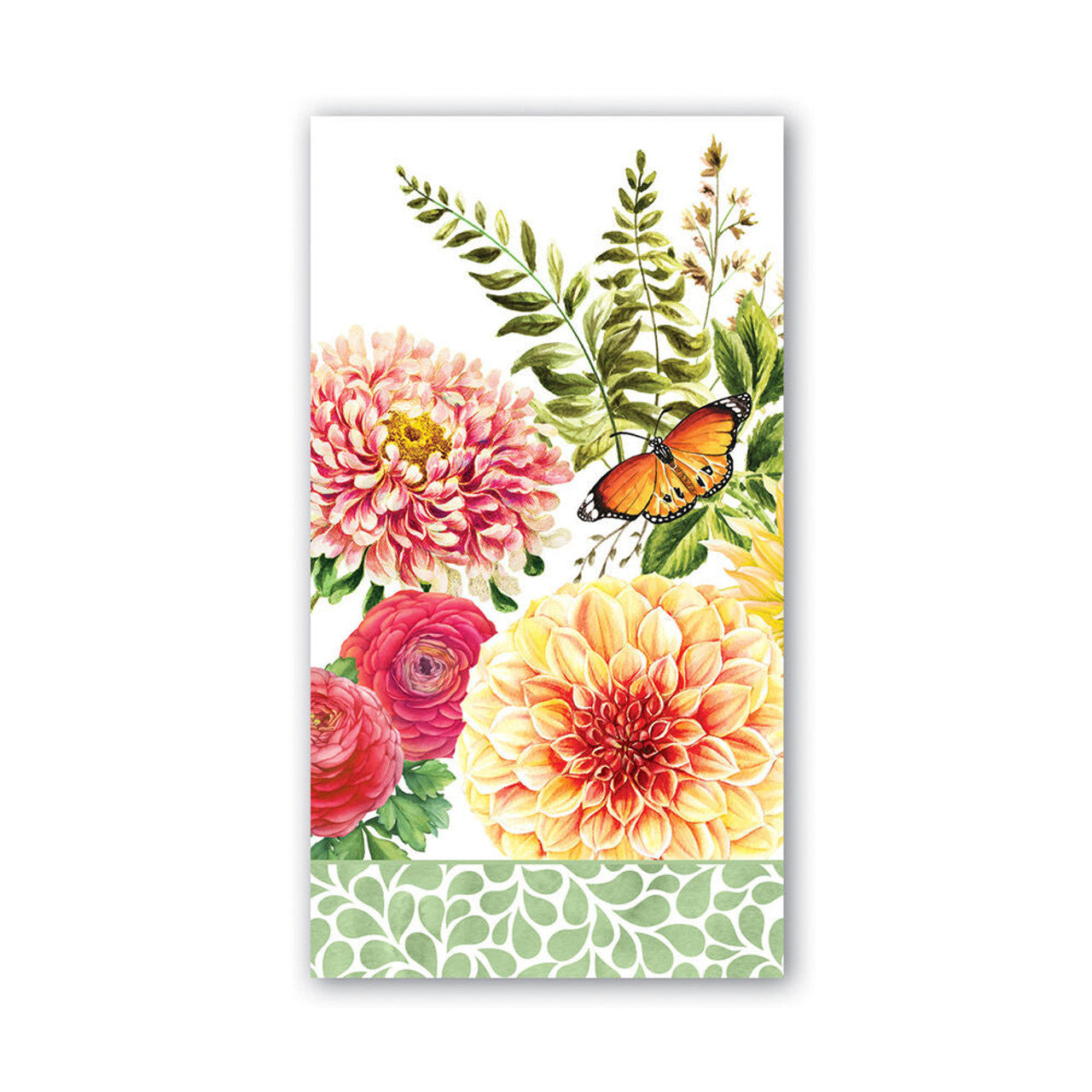 Michel Design Works Dahlias Paper Hostess Napkins