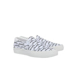Lacoste Womens Jump Serve Canvas Printed Slip-On Shoes