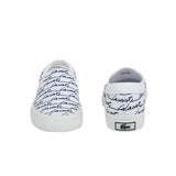 Lacoste Womens Jump Serve Canvas Printed Slip-On Shoes