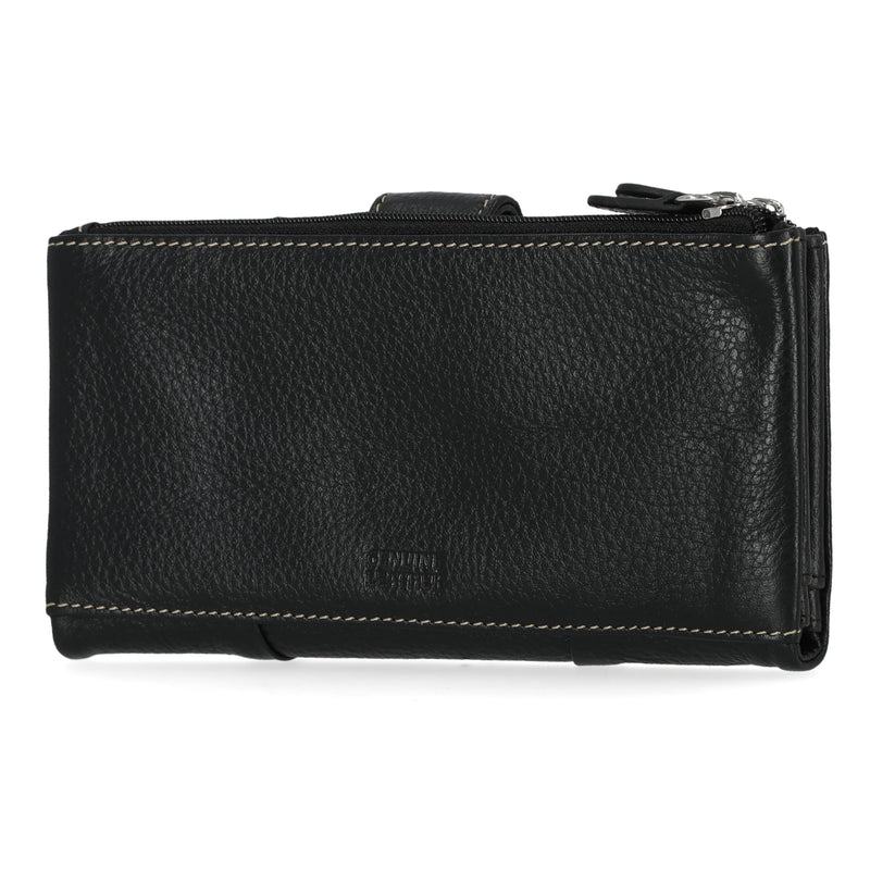 Mundi Heather Soft Double Entry Clutch Wallet