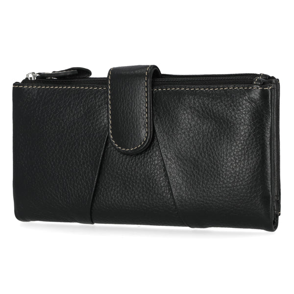 Mundi Heather Soft Double Entry Clutch Wallet
