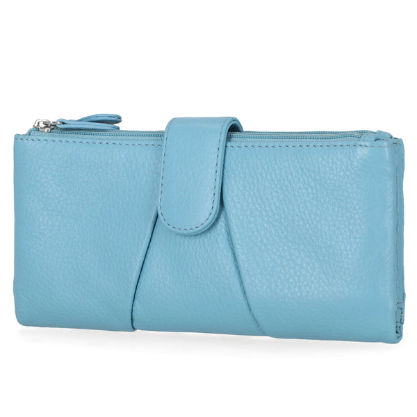 Mundi Heather Soft Double Entry Clutch Wallet