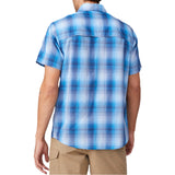 Free Country Mens Excursion Plaid Short Sleeve Shirt