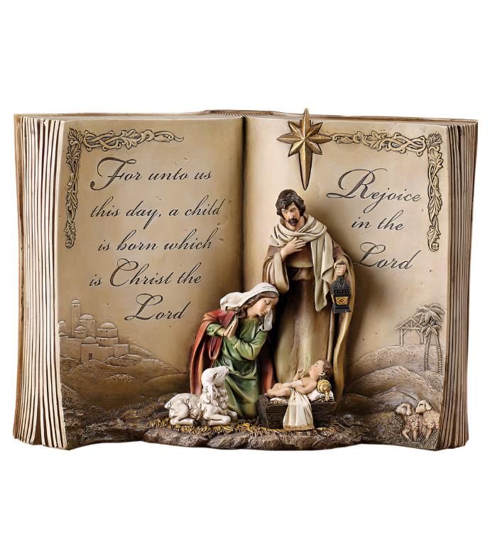 Napco Bible Nativity Scene Decoration Figure