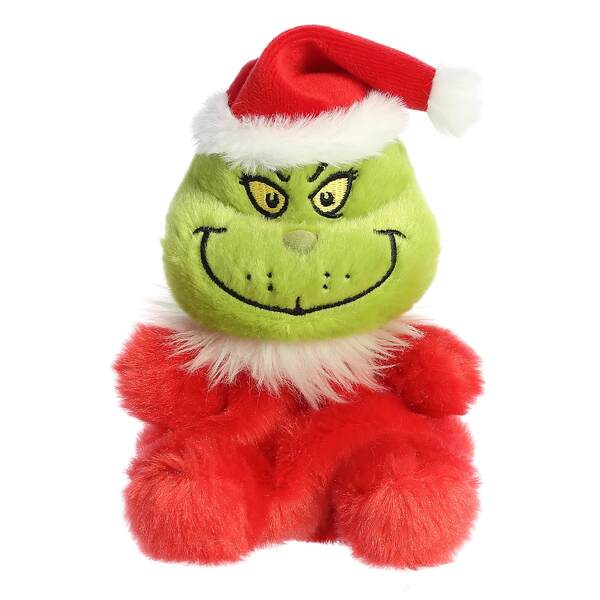 Aurora Dr. Seuss Santa Grinch Palm Pal Plush Toy