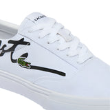 Lacoste Womens Jump Serve Lace Canvas Sneakers