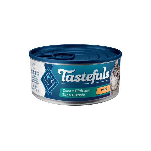 Blue Buffalo Tastefuls Adult Pate Ocean Fish & Tuna Entree Wet Cat Food - 3 oz.