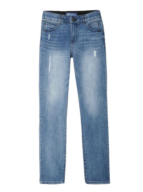 Democracy Womens "Ab"solution Denim Straight Leg Jeans
