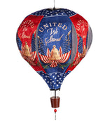 Evergreen United We Stand Burlap Balloon Spinner