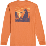 IZOD Mens Saltwater Graphic Long Sleeve T-Shirt