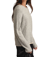 Lucky Brand Womens Sequin Crewneck Sweater