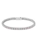Nadri Silver-Tone Tennis Bracelet