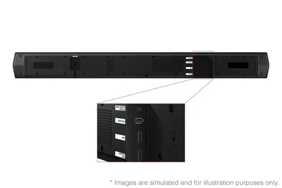 SAMSUNG B-series 5.1 Ch DTS Virtual:X Soundbar with Subwoofer