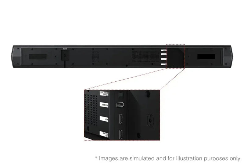 SAMSUNG B-series 5.1 Ch DTS Virtual:X Soundbar with Subwoofer