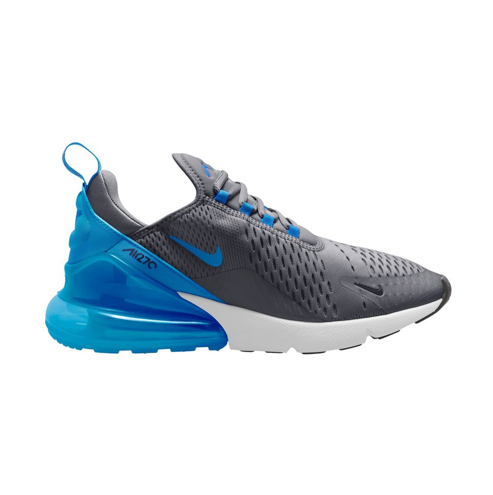 Men's air max 270 shoes white/black/blue hotsell