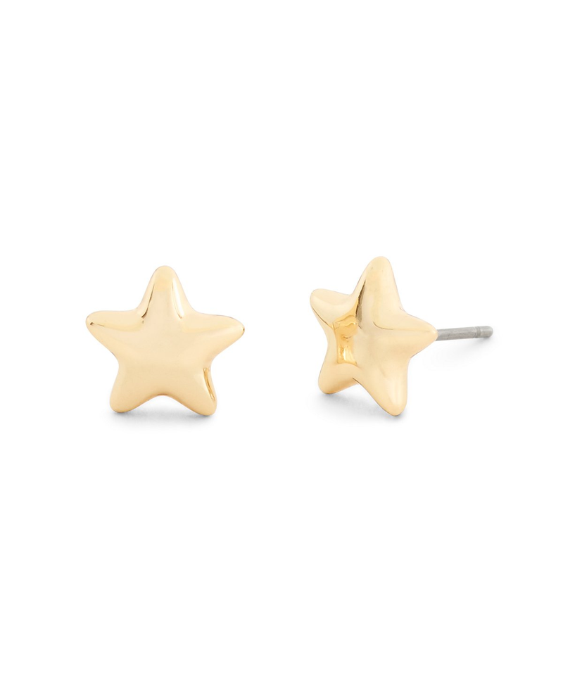 COACH Gold Star Stud Earrings