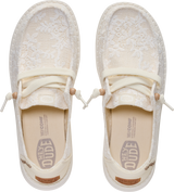 Hey Dude Womens Wendy Embroidered Lace Shoes