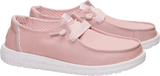 Hey Dude Womens Wendy Stretch Canvas Gingham Shoes