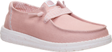 Hey Dude Womens Wendy Stretch Canvas Gingham Shoes
