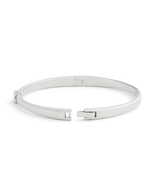 COACH Silver C Hinge Bangle Bracelet