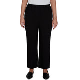 Alfred Dunner Womens Crinkle Texture Ankle Pants