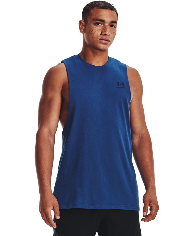 Under Armour Mens Left Chest Cut Off Tank Top – ShopCGX