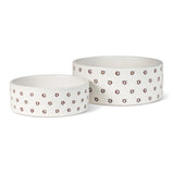 Petshop Speckled Block Bone Small Dog Bowl
