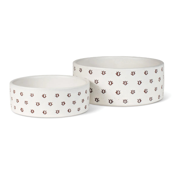 Petshop Speckled Block Bone Small Dog Bowl