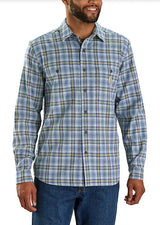 Carhartt Mens Rugged Flex Relaxed Fit Long Sleeve Button Down Shirt
