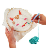 GiftCraft DIY Punch Needle Kit - Cat