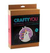 GiftCraft DIY Punch Needle Kit - Unicorn