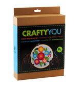 GiftCraft DIY Punch Needle Kit - Bright Blooms
