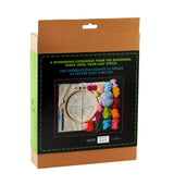 GiftCraft DIY Punch Needle Kit - Bright Blooms