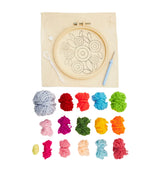 GiftCraft DIY Punch Needle Kit - Bright Blooms