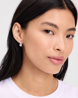 Kate Spade Ropes & Knots Pave Huggies Earrings