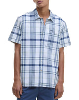 Barbour Mens Grassbeach Summer Woven Short Sleeve Button Down Shirt