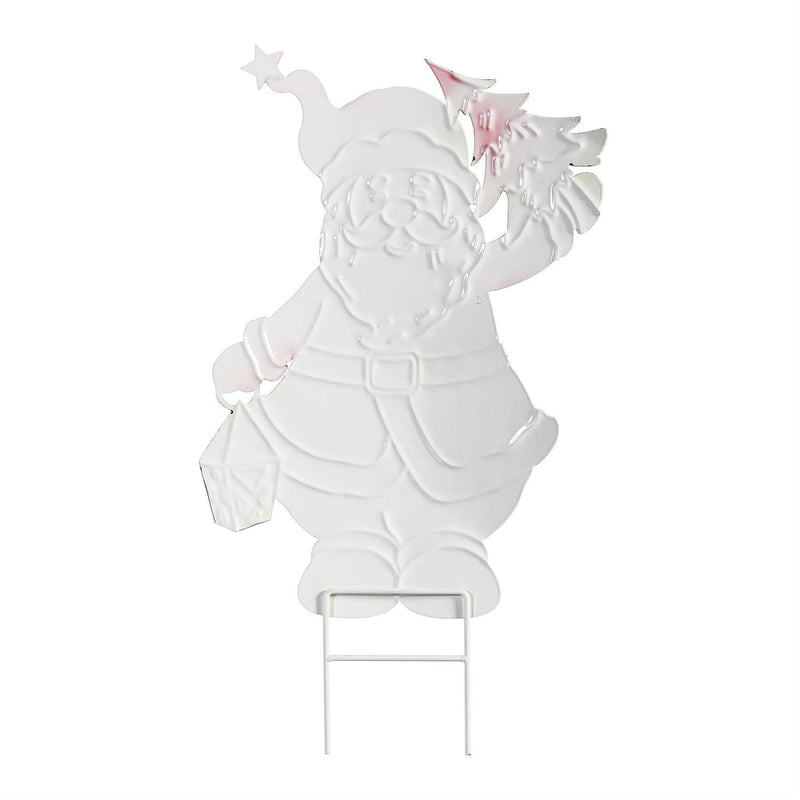 Evergreen Christmas Vacation Festive Friends Metal Garden Stake